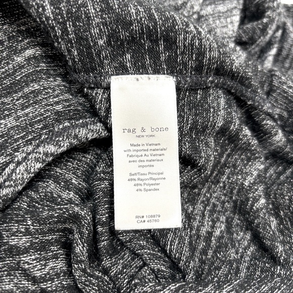 RAG & BONE Hudson Heathered V-Neck Tank Top - Large - Picture 5 of 6